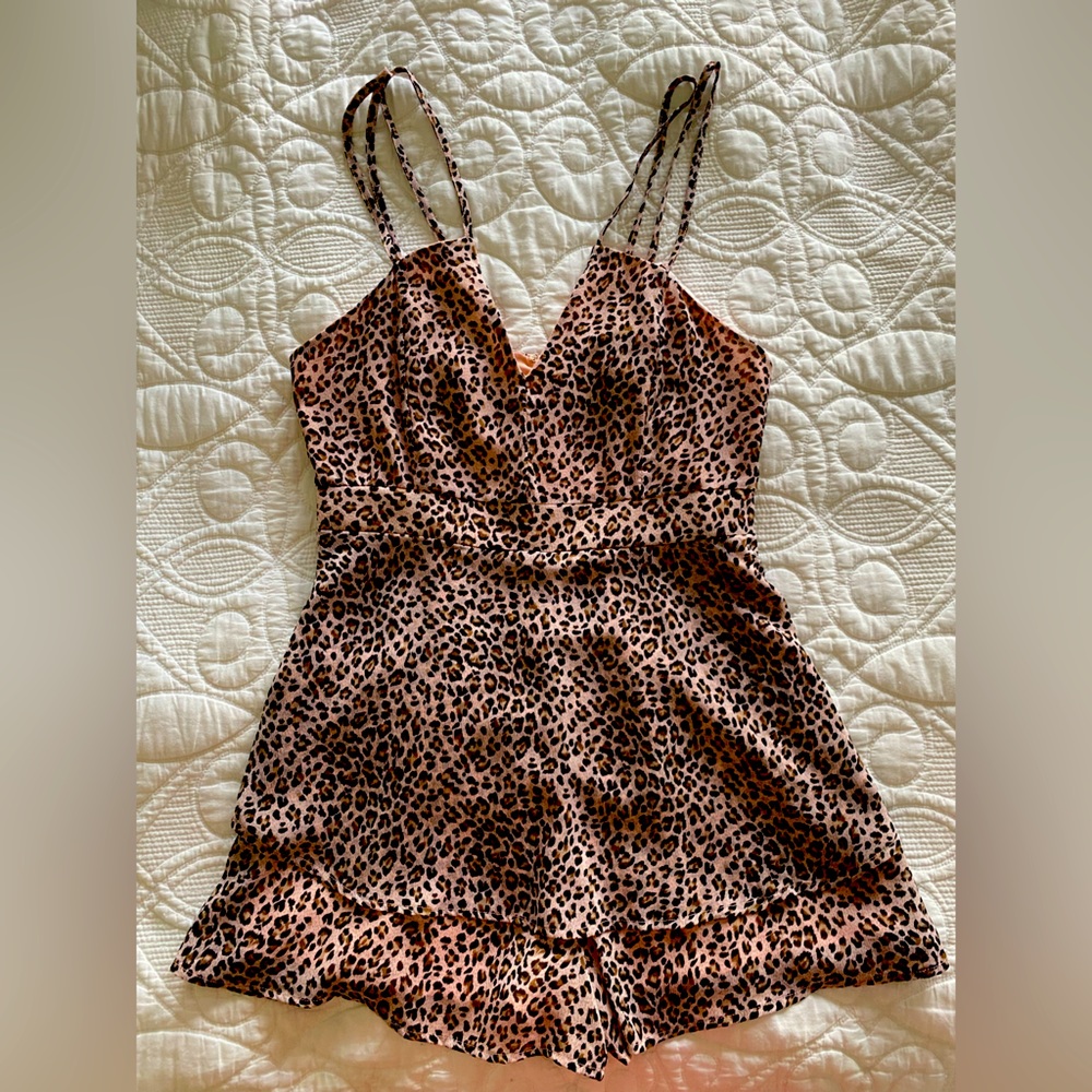 Cheetah Romper